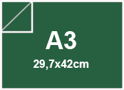 carta SimilLino Fedrigoni Verdone, 125gr, a3 per rilegatura, cartonaggio, formato a3 (29,7x42cm), 125 grammi x mq bra219a3