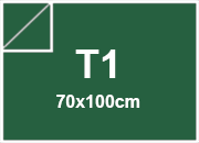 carta SimilTela Fedrigoni VERDONE, 125gr, t1 per rilegatura, cartonaggio, formato t1 (70x100cm), 125 grammi x mq.