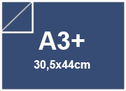 carta SimilLino Fedrigoni BluScuro, 125gr, a3+ per rilegatura, cartonaggio, formato a3+ (30,5x44cm), 125 grammi x mq bra221a3+