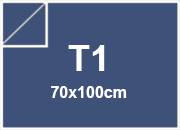 carta SimilTela Fedrigoni bluSCURO, 125gr, t1 per rilegatura, cartonaggio, formato t1 (70x100cm), 125 grammi x mq.