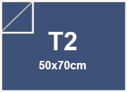 carta SimilTela Fedrigoni bluSCURO, 125gr, t2 per rilegatura, cartonaggio, formato t2 (50x70cm), 125 grammi x mq BRA2971t2