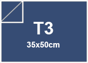 legatoria SimilLinoCarta TintaUnita Fedrigoni, bra221 BLU per rilegatura, cartonaggio, formato t3 (35x50cm), 125 grammi x mq.