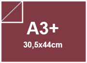 carta SimilLino Zanders RossoScuro112, 125gr, a3+ per rilegatura, cartonaggio, formato a3+ (30,5x44cm), 125 grammi x mq bra225a3+