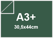 carta Rigata Zanders, verdeSCURO, 125gr, a3+ per rilegatura, cartonaggio, formato a3+ (30,5x44cm), 125 grammi x mq.