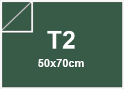 carta SimilLino Zanders VerdreScuro120, 125gr, t2 per rilegatura, cartonaggio, formato t2 (50x70cm), 125 grammi x mq bra228t2