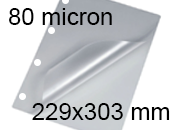 Pouches. bustine plastificanti. 229x303mm BRA229x303x80m