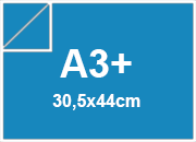carta SimilLino Zanders BluMedio104, 125gr, a3+ per rilegatura, cartonaggio, formato a3+ (30,5x44cm), 125 grammi x mq bra230a3+