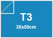 carta SimilLino Zanders BluMedio104, 125gr, t3 per rilegatura, cartonaggio, formato t3 (35x50cm), 125 grammi x mq bra230t3