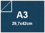 carta Rigata Zanders, bluPRUSSIA, 125gr, a3 per rilegatura, cartonaggio, formato a3 (29,7x42cm), 125 grammi x mq BRA3163a3