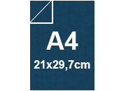 carta SimilTela Fedrigoni bluNOTTE, 125gr, A4 per rilegatura, cartonaggio, formato A4 (21X29,7cm), 125 grammi x mq BRA236