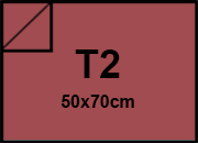 carta SimilTela Fedrigoni TERRACOTTA, 125gr, t2 per rilegatura, cartonaggio, formato t2 (50x70cm), 125 grammi x mq bra233t2