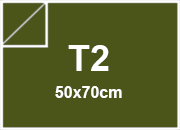 carta SimilTela Fedrigoni verdeOLIVA, 125gr, t2 per rilegatura, cartonaggio, formato t2 (50x70cm), 125 grammi x mq bra234t2