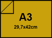carta SimilTela Fedrigoni SENAPE, 125gr, a3 per rilegatura, cartonaggio, formato a3 (29,7x21cm), 125 grammi x mq.