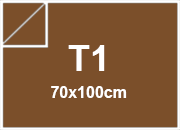 carta SimilTela Fedrigoni MARRONCINO, 125gr, t1 per rilegatura, cartonaggio, formato t1 (70x100cm), 125 grammi x mq bra237t1