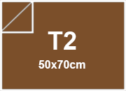 carta SimilTela Fedrigoni MARRONCINO, 125gr, t2 per rilegatura, cartonaggio, formato t2 (50x70cm), 125 grammi x mq bra237t2