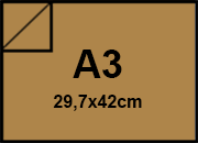 carta SimilTela Fedrigoni NOCCIOLA, 125gr, a3 per rilegatura, cartonaggio, formato a3 (29,7x42cm), 125 grammi x mq bra238a3
