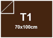 carta SimilTela Fedrigoni MARRONE, 125gr, t1 per rilegatura, cartonaggio, formato t1 (70x100cm), 125 grammi x mq bra239t1
