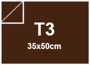 carta SimilLinoTela Fedrigoni MARRONE, 125gr, t3 per rilegatura, cartonaggio, formato t3 (35x50cm), 125 grammi x mq BRA1141t3