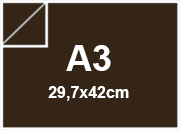 carta SimilTela Fedrigoni TABACCO, 125gr, a3 per rilegatura, cartonaggio, formato a3 (29,7x42cm), 125 grammi x mq bra240a3