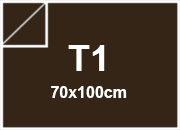carta SimilTela Fedrigoni TABACCO, 125gr, t1 per rilegatura, cartonaggio, formato t1 (70x100cm), 125 grammi x mq bra240t1