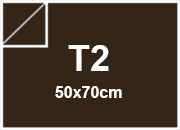 carta SimilTela Fedrigoni TABACCO, 125gr, t2 per rilegatura, cartonaggio, formato t2 (50x70cm), 125 grammi x mq bra240t2