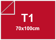 carta SimilTela Zanders 111rossoCHIARO, 125gr, t1 per rilegatura, cartonaggio, formato t1 (70x100cm), 125 grammi x mq.