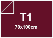carta SimilTela Zanders 112rossoSCURO, 125gr, t1 per rilegatura, cartonaggio, formato t1 (70x100cm), 125 grammi x mq bra244t1
