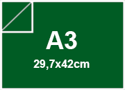carta SimilTela Zanders 123 verdeERBA, 125gr, a3 bra245a3.