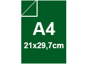 carta SimilTela Zanders 123 verdeERBA, 125gr, A4 per rilegatura, cartonaggio, formato A4 (21x29,7cm), 125 grammi x mq bra245