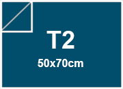 carta SimilTela Zanders 105 BLU, 125gr, t2 per rilegatura, cartonaggio, formato t2 (50x70cm), 125 grammi x mq bra249t2