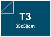 legatoria SimilTelaCarta TintaUnita Fedrigoni, bra249 BLU per rilegatura, cartonaggio, formato t3 (350x500mm), 125 grammi x mq BRA249T3