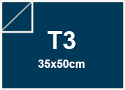legatoria SimilTelaCarta TintaUnita Fedrigoni, bra250 BLUscuro per rilegatura, cartonaggio, formato t3 (350x500mm), 125 grammi x mq BRA250T3
