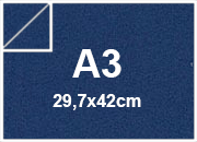 carta Cartoncino Nettuno Fedrigoni a3 140gr Blu navy, formato a3 (29,7x42cm), 140grammi x mq bra282a3