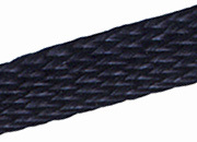 legatoria Segnalibro in treccia da 6mm,  BLU DI PRUSSIA, in segmenti da 44cm bra294