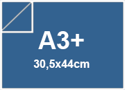carta SimilTela Fedrigoni bluCHIARO, 125gr, a3+ per rilegatura, cartonaggio, formato a3+ (30,5x44cm), 125 grammi x mq BRA2968a3+