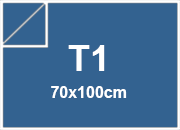 carta SimilTela Fedrigoni bluCHIARO, 125gr, t1 per rilegatura, cartonaggio, formato t1 (70x100cm), 125 grammi x mq BRA2968t1