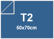 carta SimilTela Fedrigoni bluCHIARO, 125gr, t2 per rilegatura, cartonaggio, formato t2 (50x70cm), 125 grammi x mq BRA2968t2