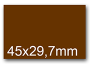 wereinaristea EtichetteAutoadesive, 45x29,7(29,7x45mm) Carta BRA2996ma.