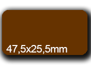 wereinaristea EtichetteAutoadesive, 47,5x25,5(25,5x47,5mm) Carta bra3005MA.