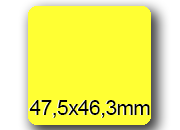 wereinaristea EtichetteAutoadesive, 47,5x46,3(46,3x47,5mm) Carta bra3007GI.
