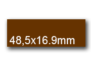 wereinaristea EtichetteAutoadesive, 48,5x16,9(16,9x48,5mm) Carta bra3014MA.