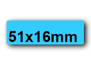 wereinaristea EtichetteAutoadesive, 51x16(16x51mm) Carta bra3018AZ.