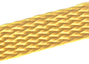 legatoria Segnalibro treccia 8mm, spezzoni44cm, ORO spessore 8mm, colore11, in segmenti da 44cm.