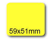 wereinaristea EtichetteAutoadesive, 59x51(51x59mm) Carta bra3034GI.