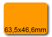 wereinaristea EtichetteAutoadesive, 63,5x46,6(46,6x63,5mm) Carta bra3040AR.