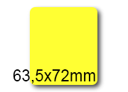 wereinaristea EtichetteAutoadesive, 63,5x72(72x63,5mm) Carta bra3041GI.