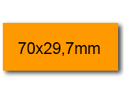 wereinaristea EtichetteAutoadesive, 70x29,7(29,7x70mm) Carta BRA3055ar.