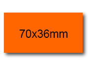 wereinaristea EtichetteAutoadesive, 70x36(36x70mm) Carta bra3060ARFL.