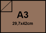 carta Cartoncino SirioFedrigoni. BRUNO-TIMOR. a3. 160gr Formato a3 (29,7x42cm), 160grammi x mq Pacific BRA1273a3