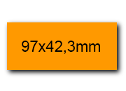 wereinaristea EtichetteAutoadesive, 97x42,3(42,3x97mm) Carta BRA3088ar.